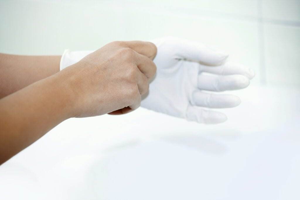 rubber gloves ppe