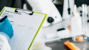 food safety and quality management inspector at food plant