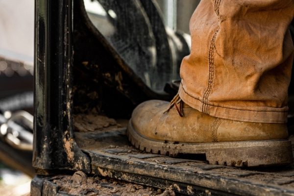 close-up-shot-of-brown-leather-boot-of-a-construct-2023-11-27-05-27-17-utc